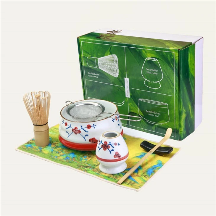 Juego de cuencos Matcha negro
